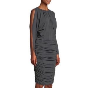 NWT Vince Camino Cold Shoulder Ruched Dress